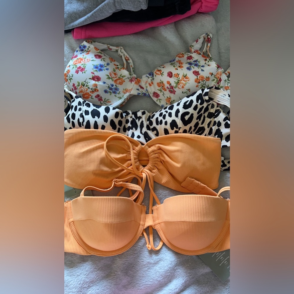 Bundle of swim suit tops